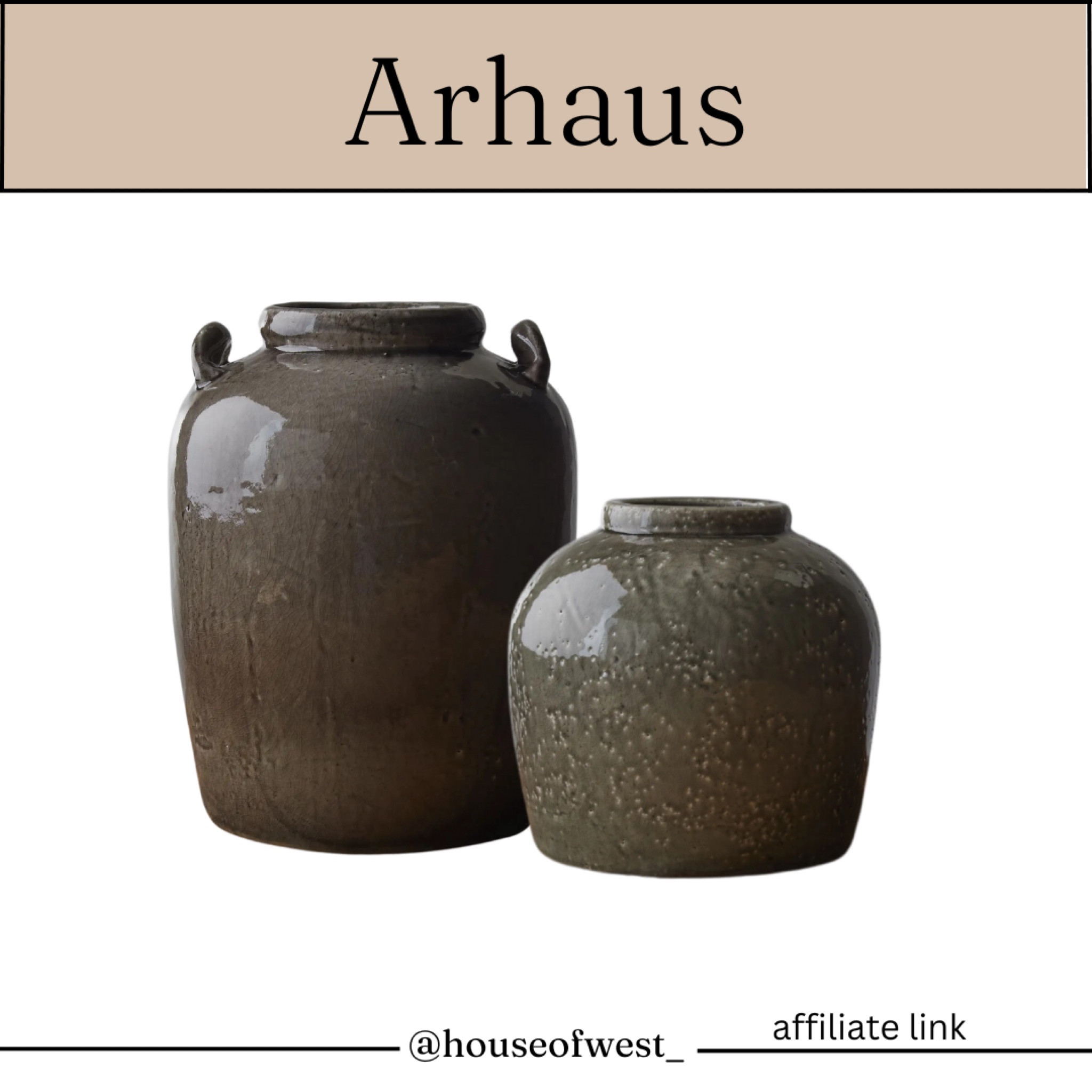 Arhaus Santorini  Vase in Grey

I just ordered both. On major sale plus free shipping! Won’t last. 

Follow @houseofwest_ on instagram for more inspiration  

#LTKStyleTip #LTKHome