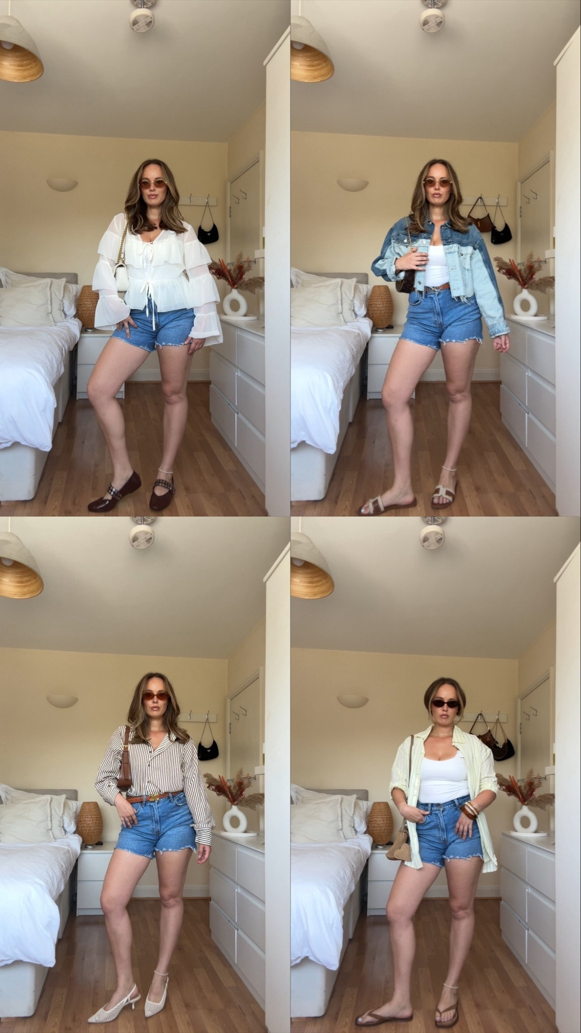 Denim shorts 4 ways for summer #denimshorts #ukfashion 

#LTKuk #LTKsummer #LTKeurope