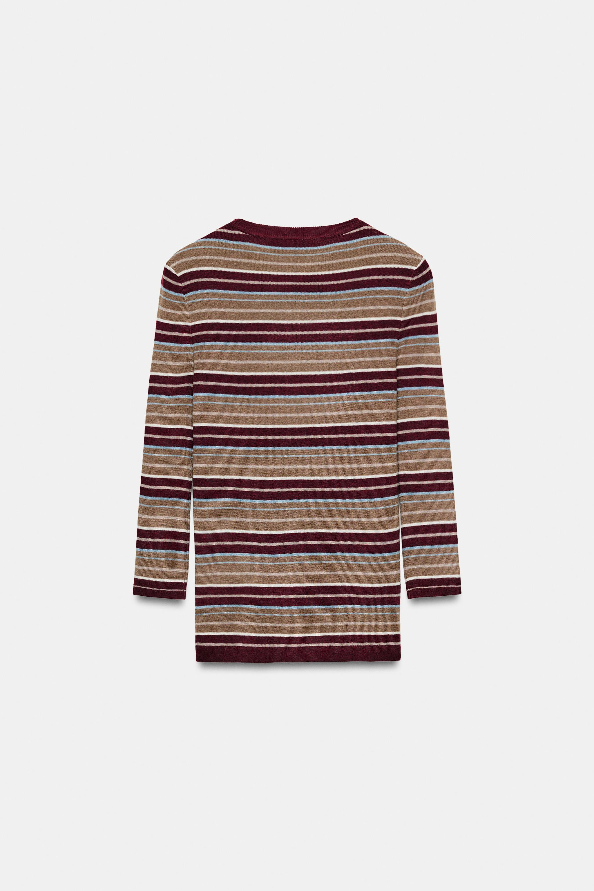 STRIPED KNIT JUMPER | Zara UK