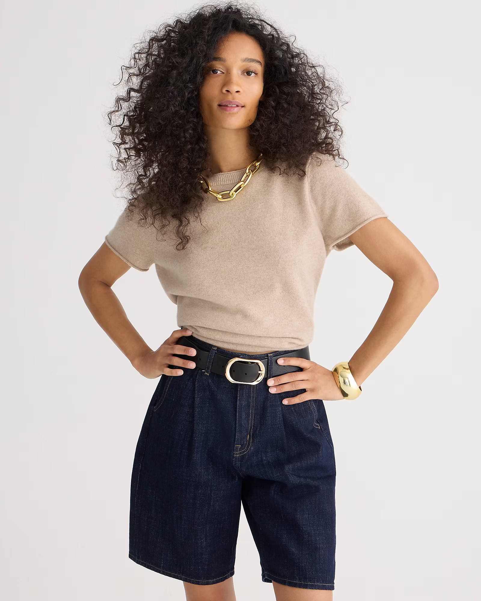 Cashmere relaxed T-shirt | J. Crew US