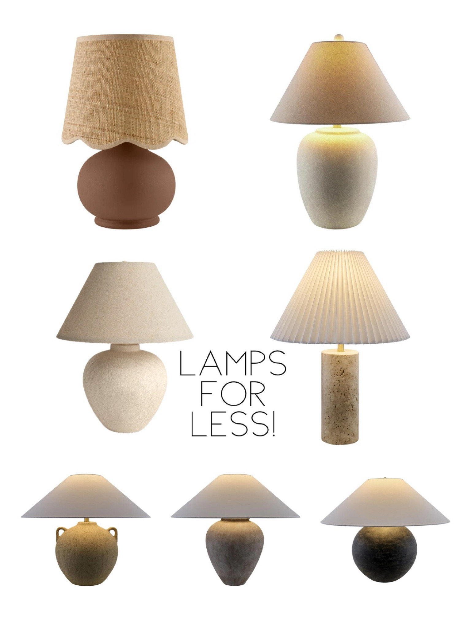 Designer lamps for less!

#LTKHome