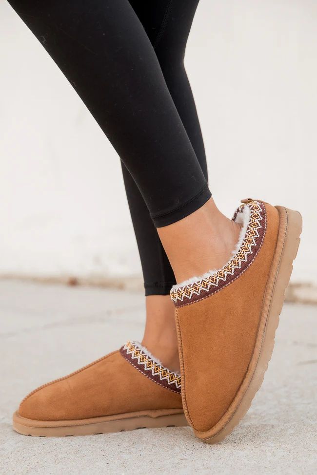 Carlee Chestnut Slipper | Pink Lily