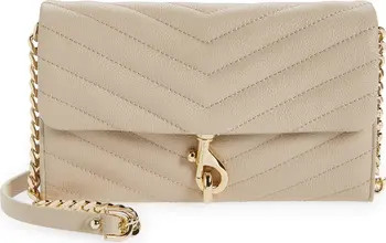 Edie Quilted Leather Wallet on a Chain | Nordstrom