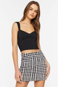 Houndstooth Mini Skirt | Forever 21 (US)