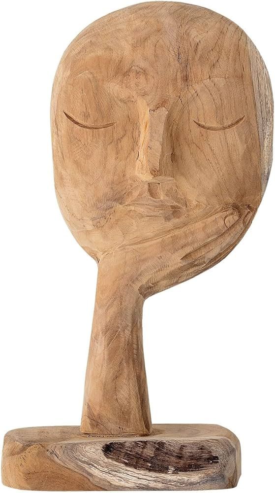Bloomingville Zierstück, dekorativer Kopf, natur, recyceltes Holz | Amazon (DE)