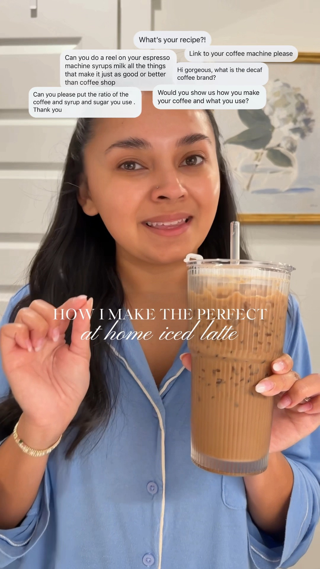 how I make my perfect at home iced mocha latte:
• coffee beans are from Foresight in Charleston  (available online) 
• I measure out 18g of beans for a double shot  
• 2 pumps of Hollander chocolate sauce  
• Fill a cup with ice and pour espresso over top. Add your favorite milk (I use 2%) Cheers!

#LTKgrwm #LTKmorningroutine #LTKfoodie