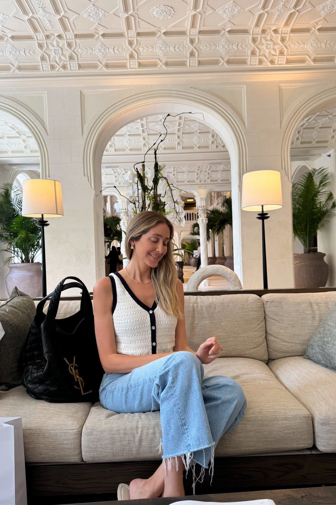 

Casual chic workwear! Comfortable and stylish, everything runs tts. 
This is size small. 
My stats - 
Clothes: Size S/2 - Jeans 27
Footwear: Size 9 
Height: 5'9" tall
Weight: 127 lbs

#LTKSeasonal #LTKOver40 #LTKxAF