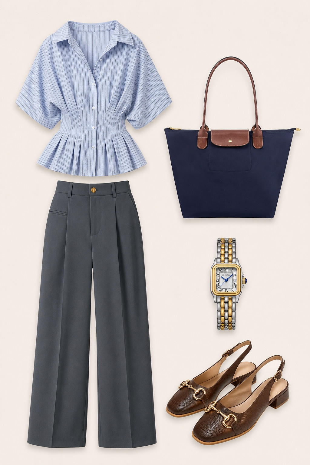 Corporate girl outfit but make it chic 💼✨
The soft blue blouse paired with tailored trousers and rich brown accessories is such a timeless combo. Polished, classy, and perfect for internships, office days, or elevating your everyday look.

#CorporateGirl #OfficeOutfit #BusinessCasual #AmazonFashion #QuietLuxury #ClassyStyle #WorkwearInspo #LTKFashion #NeutralStyle #PinterestOutfits 

 #LTKdayinmylife #LTKootd #LTKWorkwear