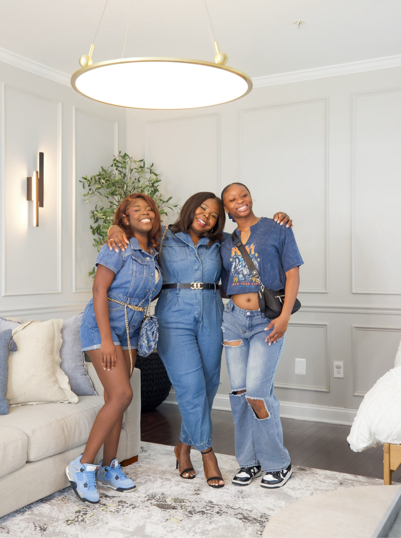 Denim look from @walmart with my nieces! Hanging out with them before they go back to college 🥰 #walmartpartner #walmartfashion @walmartfashion 

#LTKBacktoSchool #LTKSaleAlert #LTKFamily