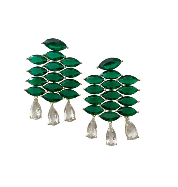 Emerald Chandelier | Nicola Bathie Jewelry