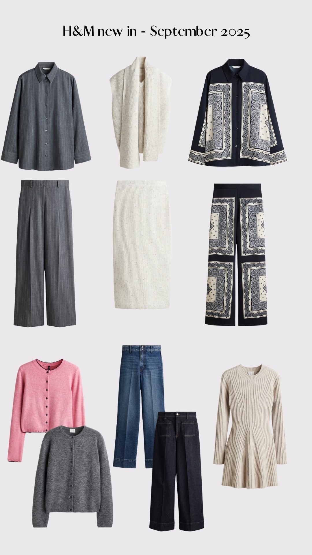 Some amazing new in autumn pieces from H&M! There are 3 coord two piece sets that are absolutely to die for, some amazing dark denim, and some cozy sweaters. All of these pieces are perfect for a smart casual office!

#LTKWorkwear #LTKFindsUnder100 #LTKSeasonal