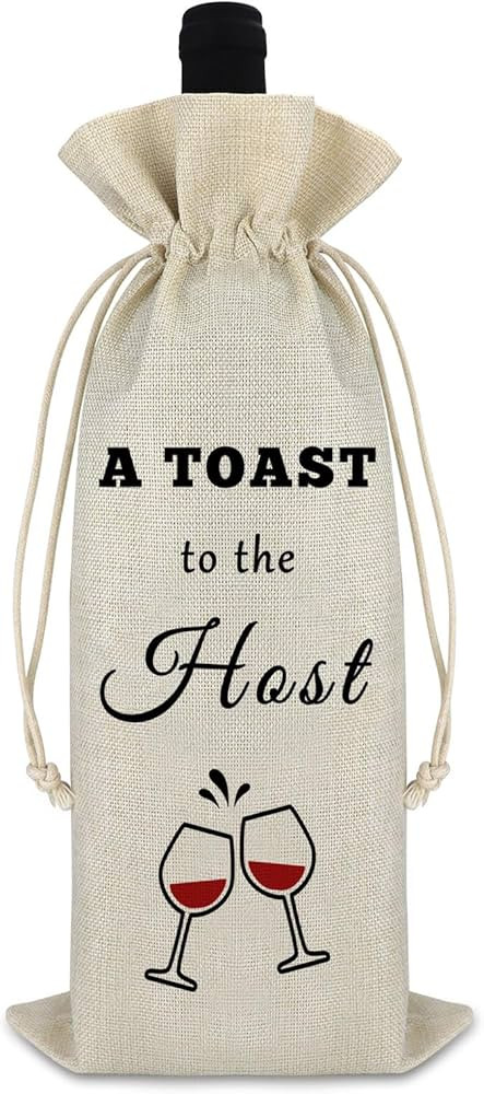 Congratulation Gift Housewarming Gift Wine Bag for The Host Reusable Wine Wrap Bag New House Gift... | Amazon (US)