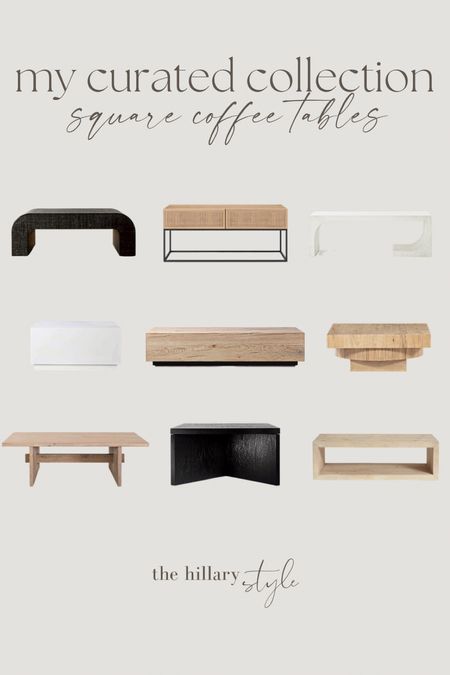A collection of my favorite Rectangular and Square Coffee Tables right now, one of which I actually have in my home!

Coffee Tables, Modern Coffee Tables, Wood Coffee Tables, Natural Wood Coffee Tables, Marble Coffee Tables, Black Coffee Tables, Fluted Coffee Tables, Cane Furniture, MCM, CB2, All Modern, Amazon, Arhaus, Crate and Barrel, Target

#LTKhome #LTKstyletip #LTKFind
