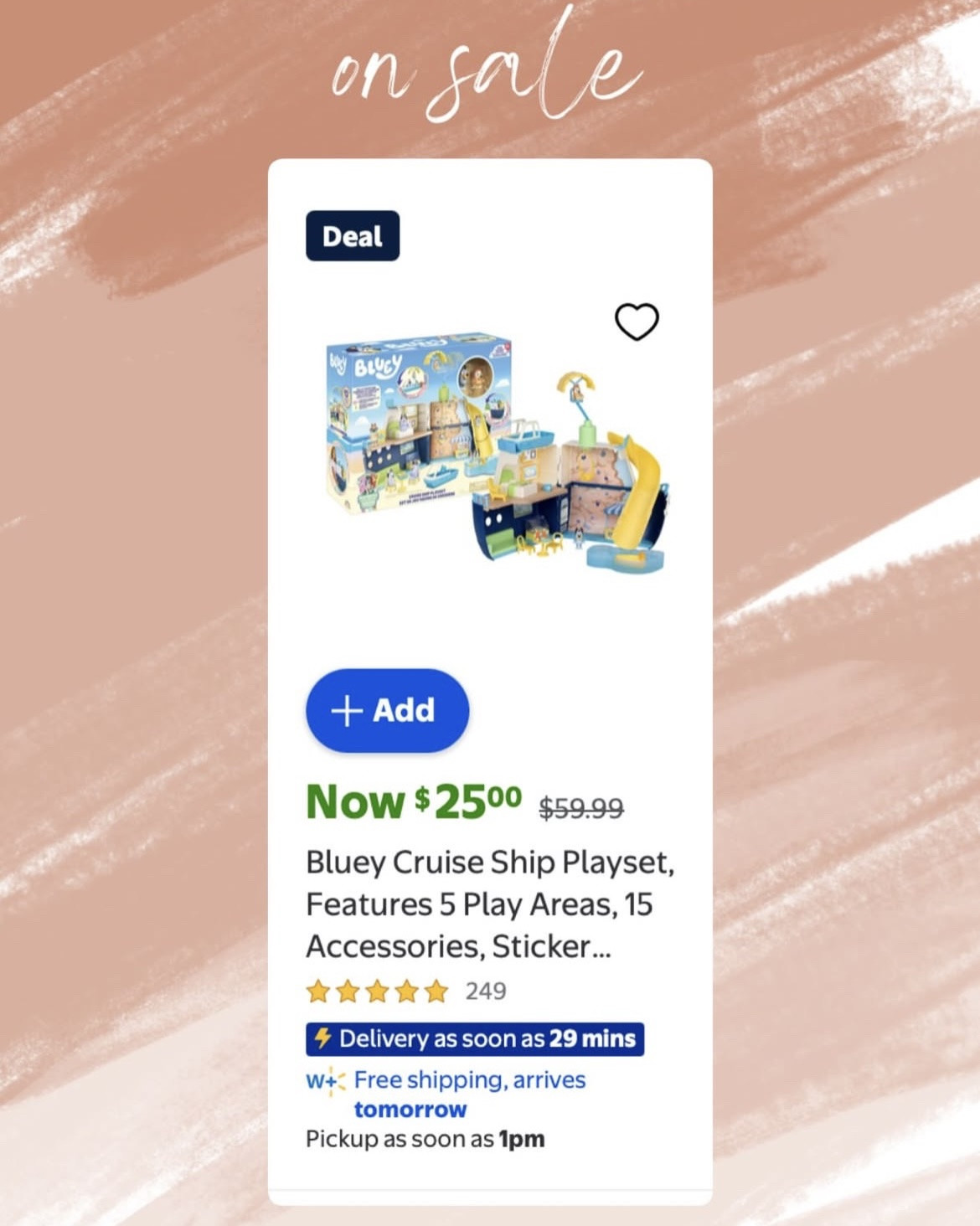 🚨 On Sale Now 

Check out these amazing deals on these Toys, find them @Walmart !🤩🤗


Links will be added on here 🔗✨