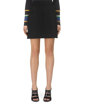 Button-Detail A-Line Skirt | Bloomingdale's (US)