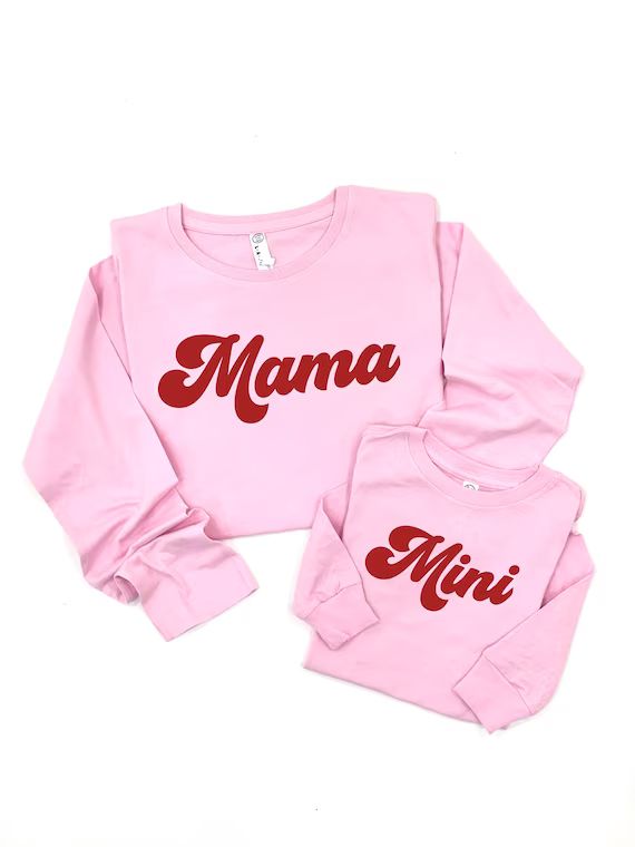 Mommy and me shirts matching valentines day shirts mama and | Etsy | Etsy (US)