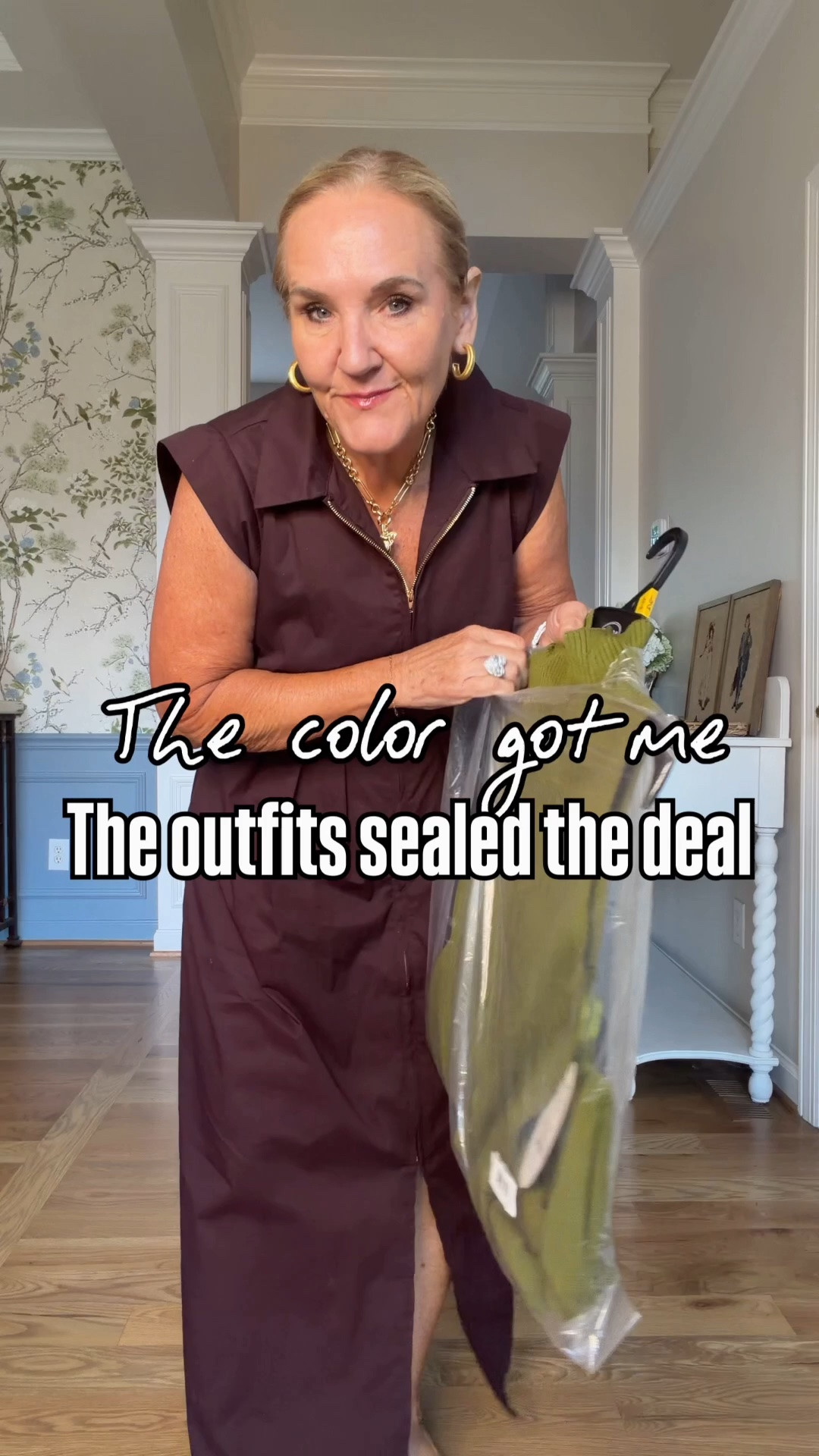 Brown dress size med 
Walmart items linked on mavely 
Quince has some beautiful cotton and cotton cashmere sweater dresses in olive. Also, I will link those.
Plaid trenchcoat size medium
Plaid blazer size 8 petite
Denim jacket, size medium
20% off Allie & Bess with code NANETTE20

#LTKOver40 #LTKSeasonal #LTKootd