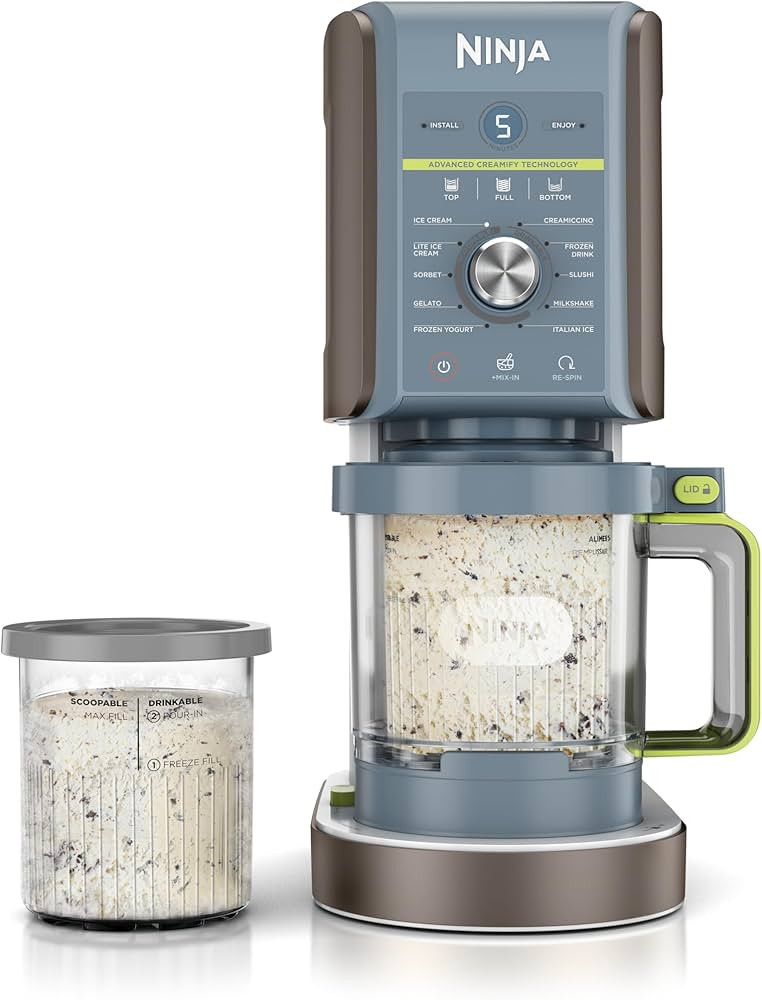 Ninja CREAMi Deluxe Ice Cream Maker | 11-in-1 Create Frozen Desserts, Sorbet, Milkshakes, Yogurt ... | Amazon (US)
