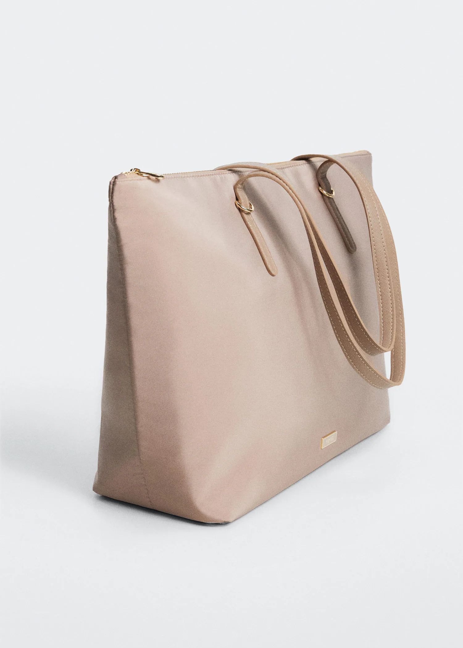 Shopper bag with handles -  Women | Mango United Kingdom | MANGO (UK)