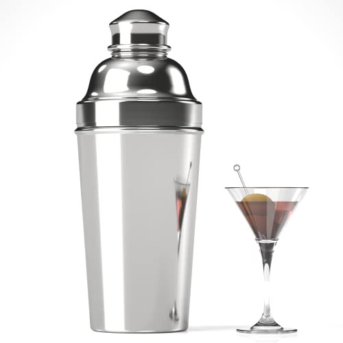 Cocktail Shaker 60 oz Stainless Steel Professional Martini Shaker Large Drink Shaker with Straine... | Amazon (US)