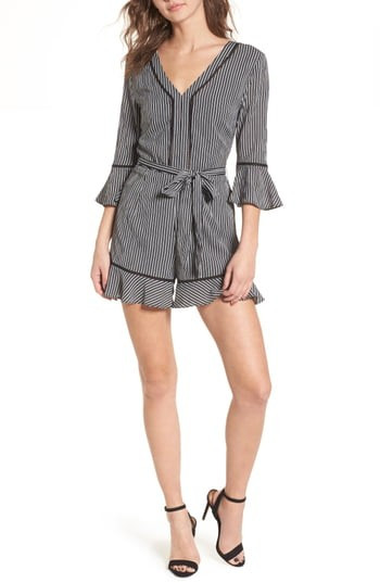 Women's J.o.a. Stripe Romper | Nordstrom