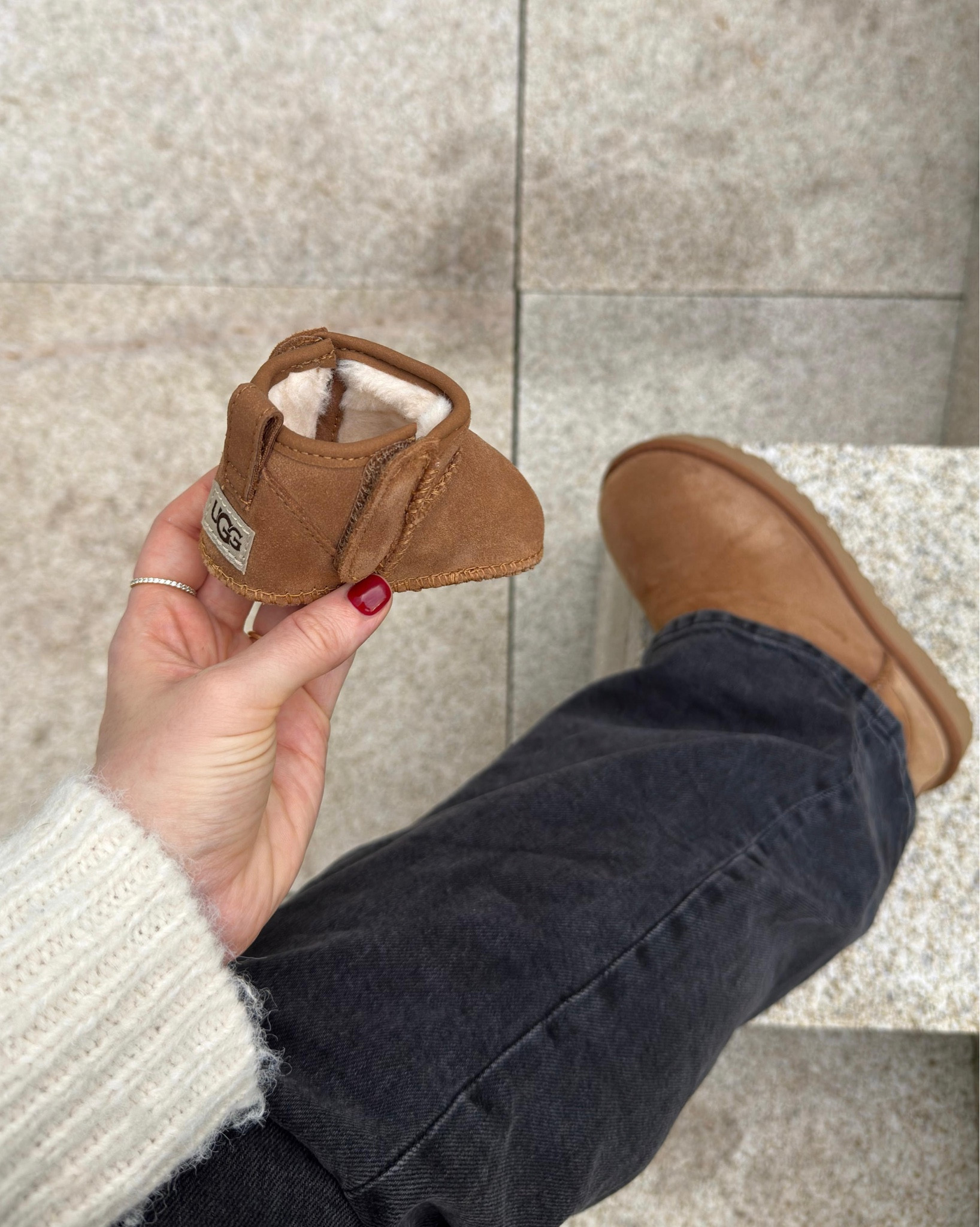 Have you ever seen a cuter pair of baby boots?? Also linked some knitted ones that are adorable! 

#LTKmaternity #LTKbaby