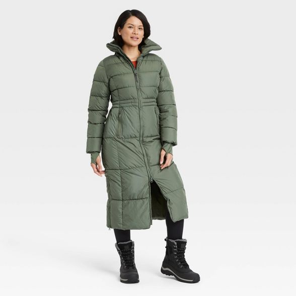 Women's Long Puffer Jacket - All in Motion™ | Target