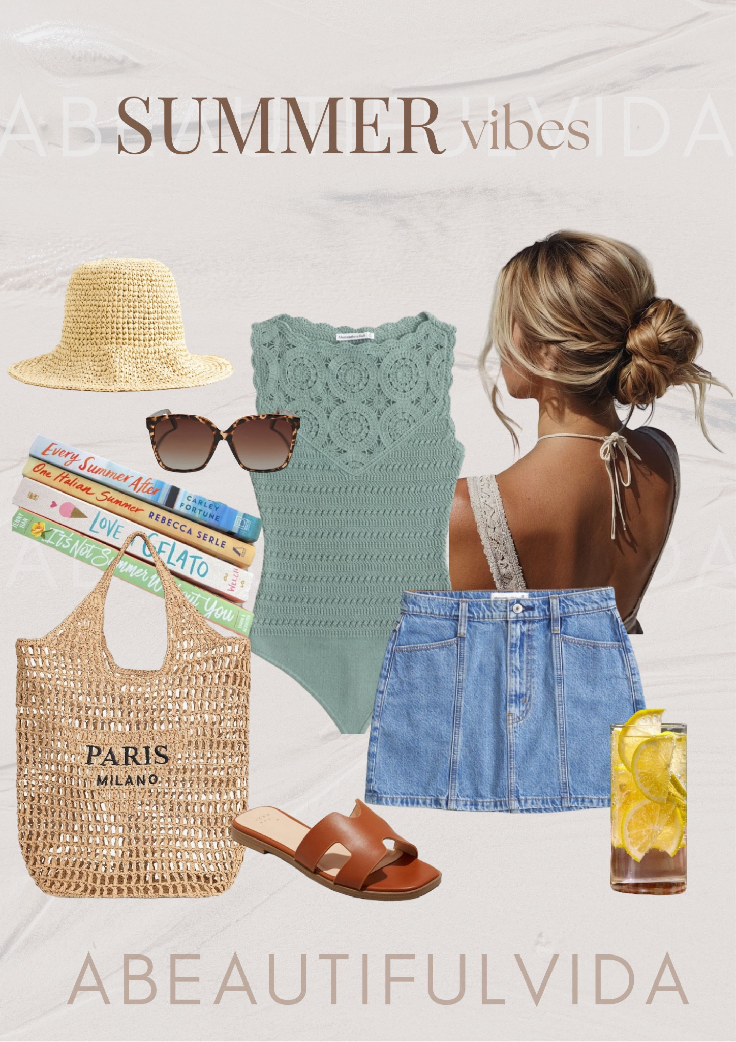 Your new go-to summer outfit ☀️

Denim skirt, crochet bodysuit, sandals, lemonade, straw bucket hat, summer reading list, romance book, Prada Milano purse, Amazon, Abercrombie, A&F, Laura beverlin sunglasses, ozzy, zeppelin 


#LTKItBag #LTKTravel #LTKSummerSales