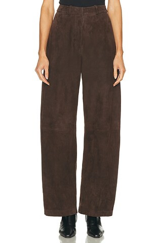 Barrel Suede Pant | FWRD 