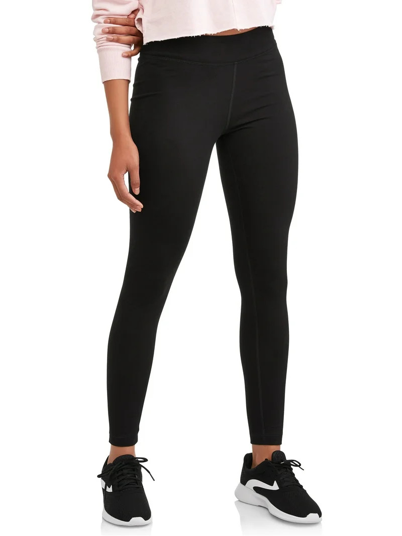 Athletic Works Women's Active Fit Mid Rise Leggings, Sizes S-XXL | Walmart (US)