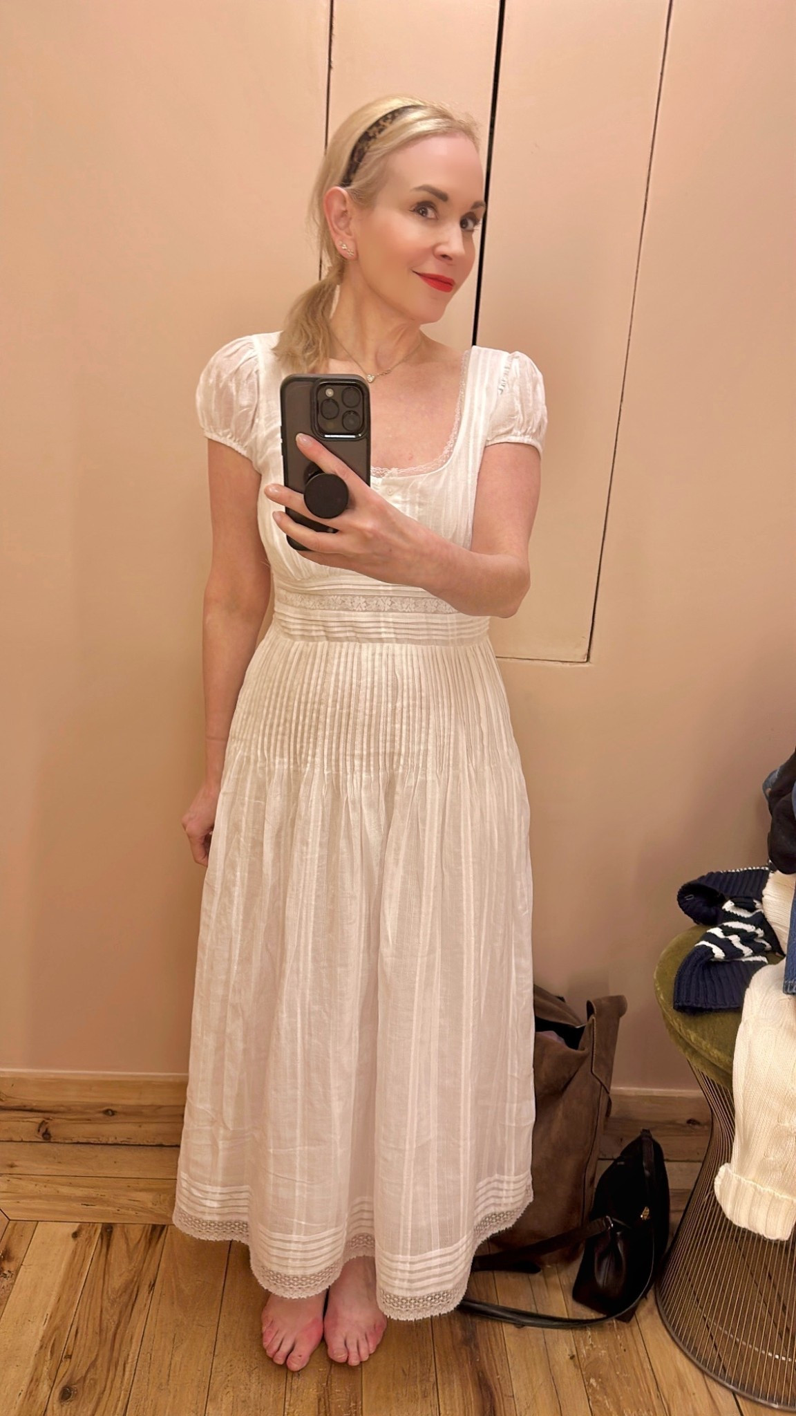 She’s a beauty. It has a fitted waist. Available in blue and black. 

#LTKPetite