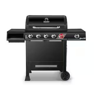 5-Burner Propane Gas Grill in Matte Black with TriVantage Multifunctional Cooking System | The Home Depot