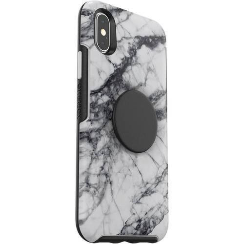 OtterBox - Otter + Pop Symmetry Series Case for Apple® iPhone® X and XS - White Marble | Best Buy U.S.