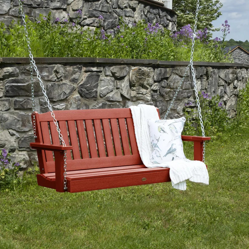 Amelia 2 Person Plastic Porch Swing | Wayfair North America