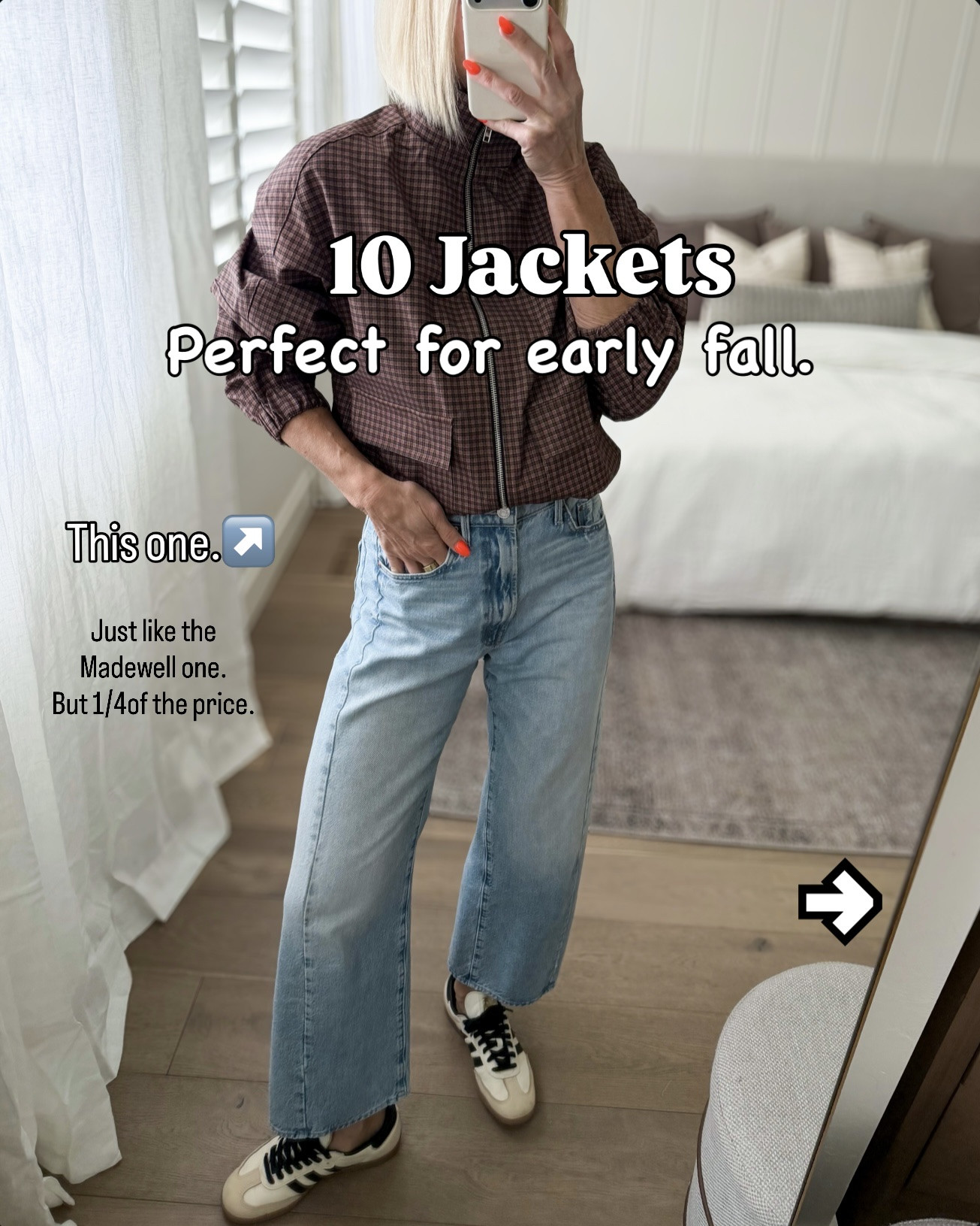 10 jackets.
So many good options.

They all fit TTS, except size down in beige zip up jacket.

#LTKootd #LTKmomlife #LTKOver40
