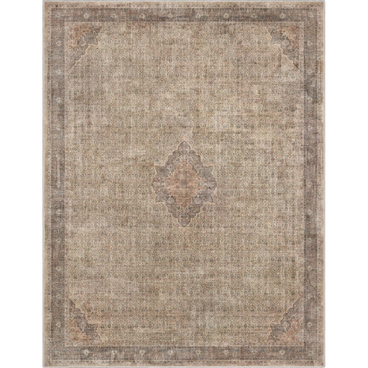 Asha Lilith Vintage Oriental Kilim Gray/Beige/Ivory Rug | Wayfair North America
