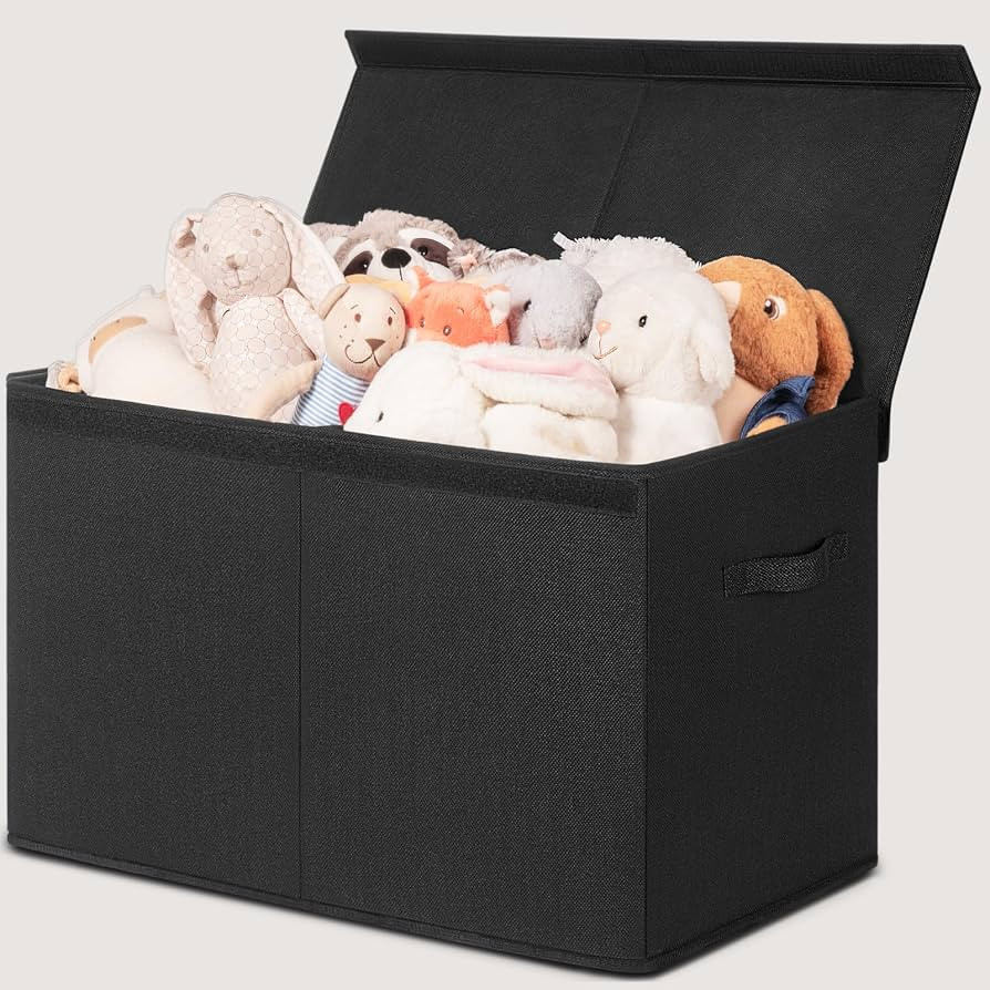 INDRESSME 25"x13"x16" Large Toy Storage, Foldable Storage Bins with Dividers, Toy Chests for Clos... | Amazon (US)