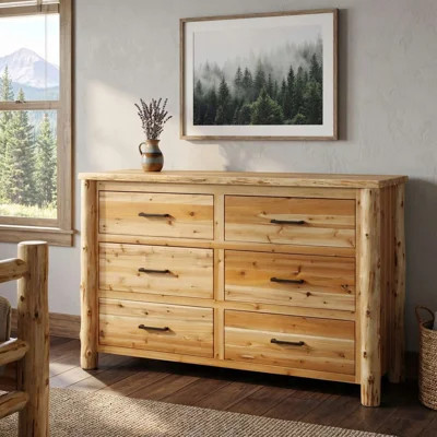 Fireside Lodge Headwaters Six Drawer Dresser - Vintage - Premium Line | Wayfair North America