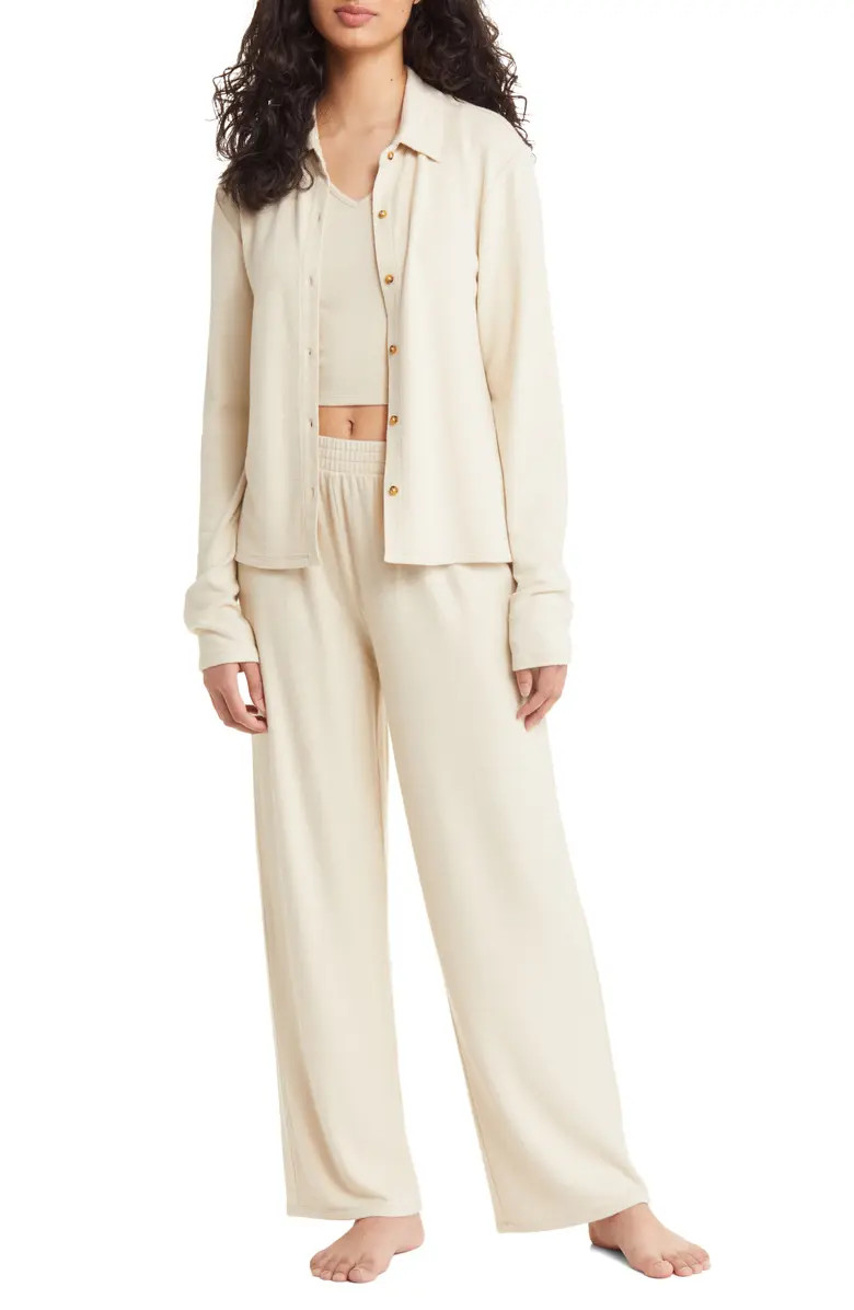 3-Piece Cozy Knit Lounge Set | Nordstrom