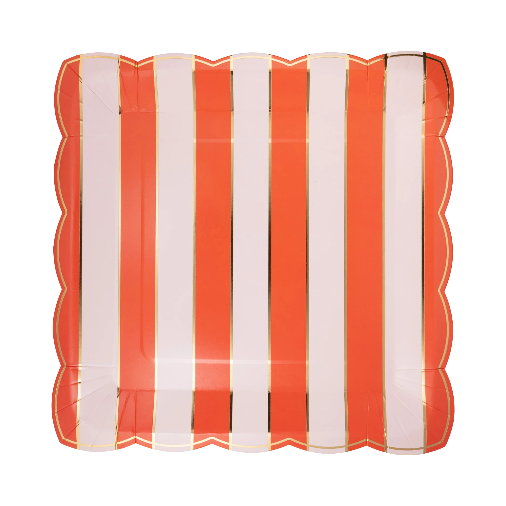 Love Birds Striped Plate | My Mind's Eye