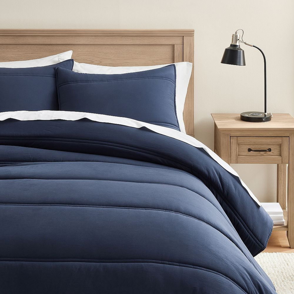 Super-Plush Stripe Comforter | Pottery Barn Teen