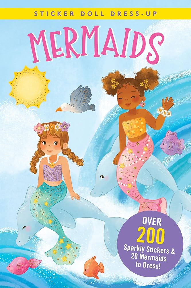 Mermaids Sticker Doll Dress-Up Book | Amazon (US)