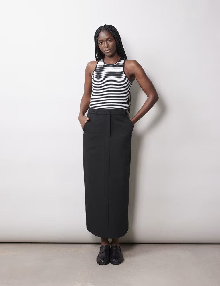 Split Back Maxi Pencil Skirt | Marks & Spencer (UK)