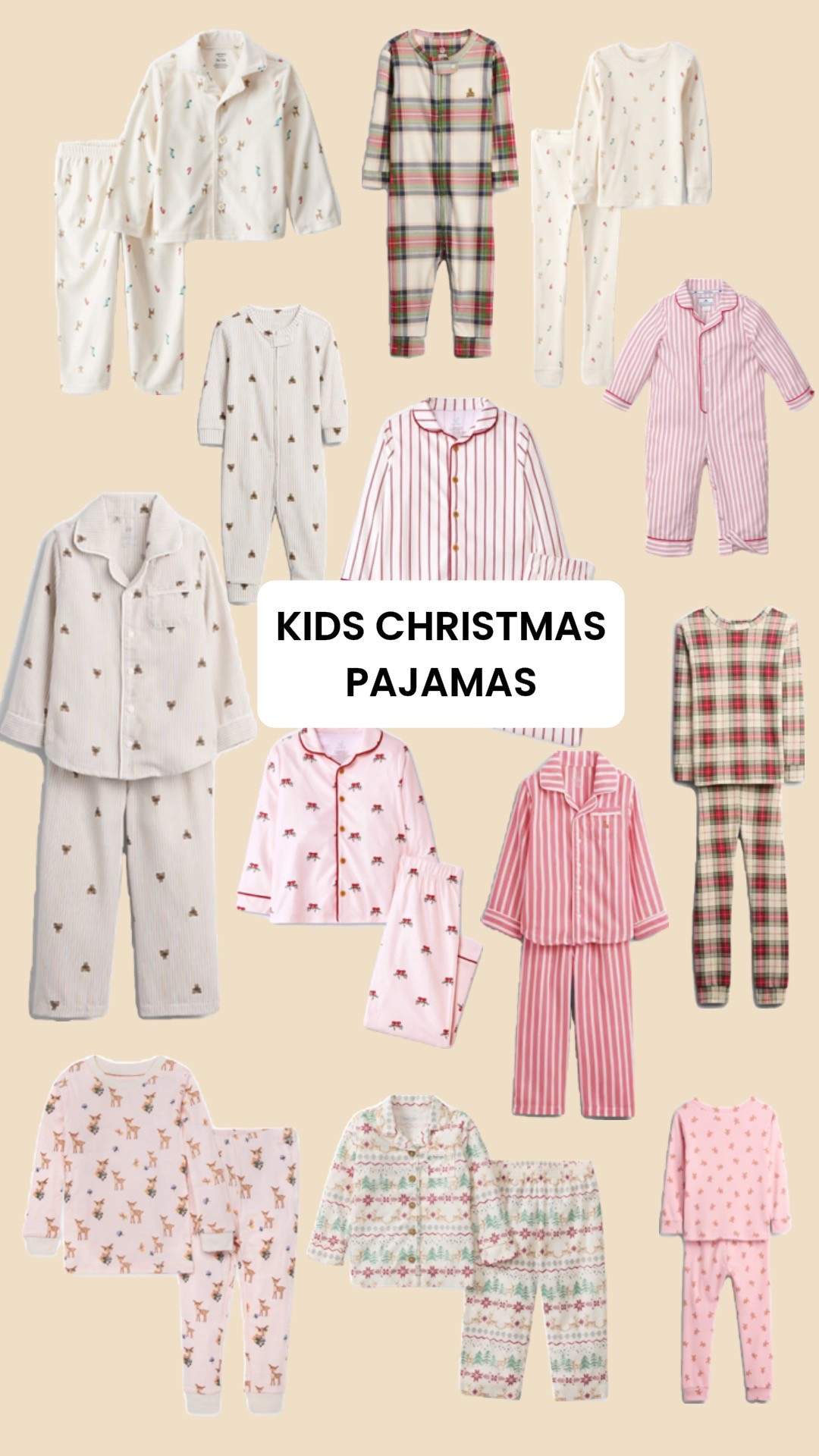 Christmas pajamas for the kids 

#LTKSeasonal #LTKKids #LTKBaby