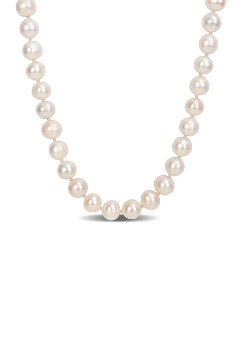 7.5-8MM Freshwater Cultured Pearl Strand Necklace | Belk