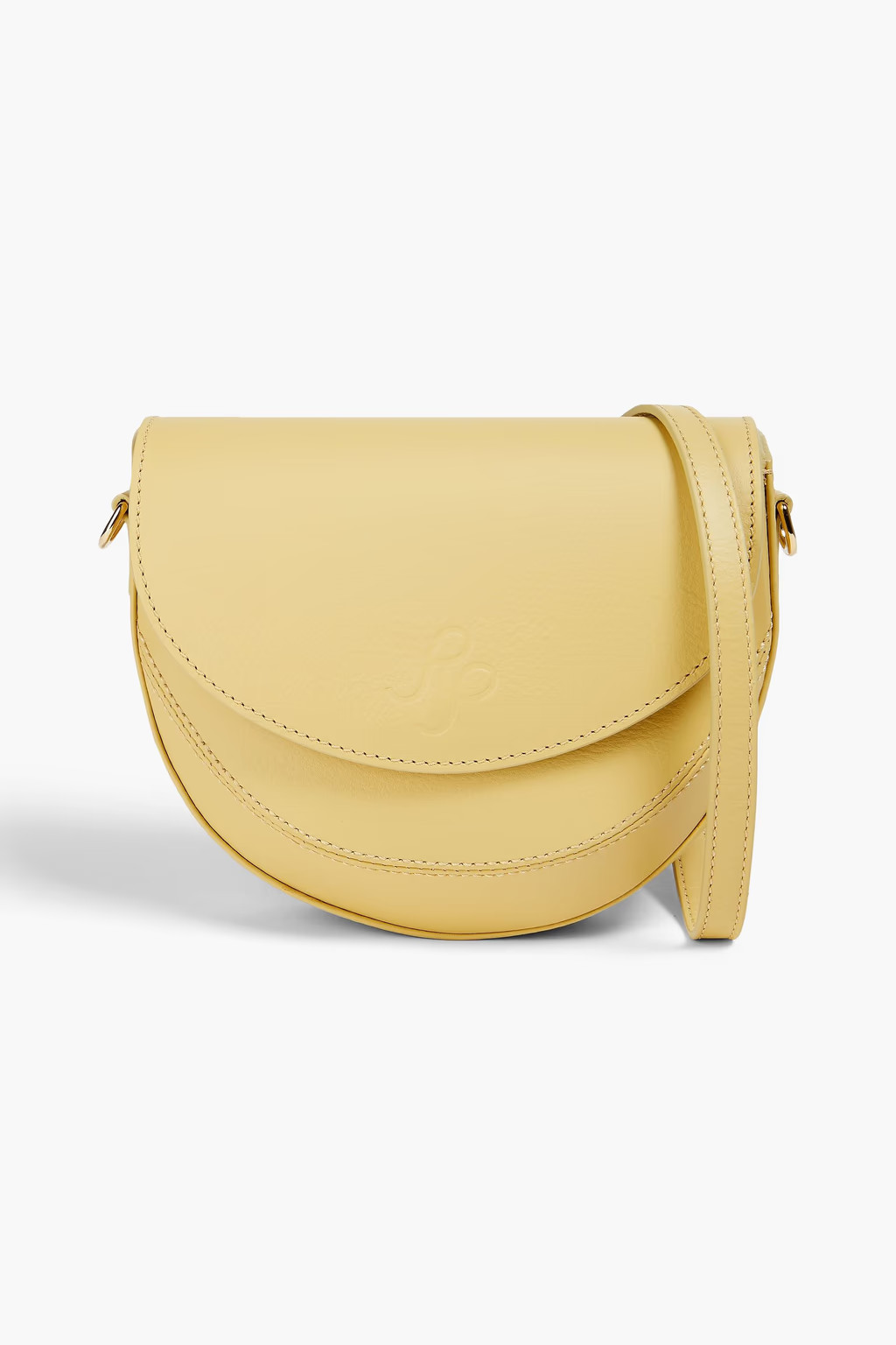 Textured-leather shoulder bag | The Outnet (UK and Europe)