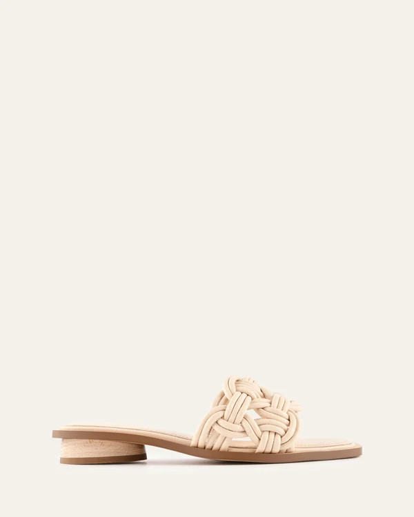 CORTA FLAT SANDALS VANILLA LEATHER | Jo Mercer (AU)