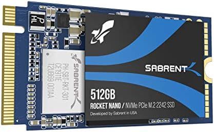 Sabrent 512GB Rocket NVMe PCIe M.2 2242 DRAM-less Low Power Internal High Performance SSD (SB-134... | Amazon (CA)