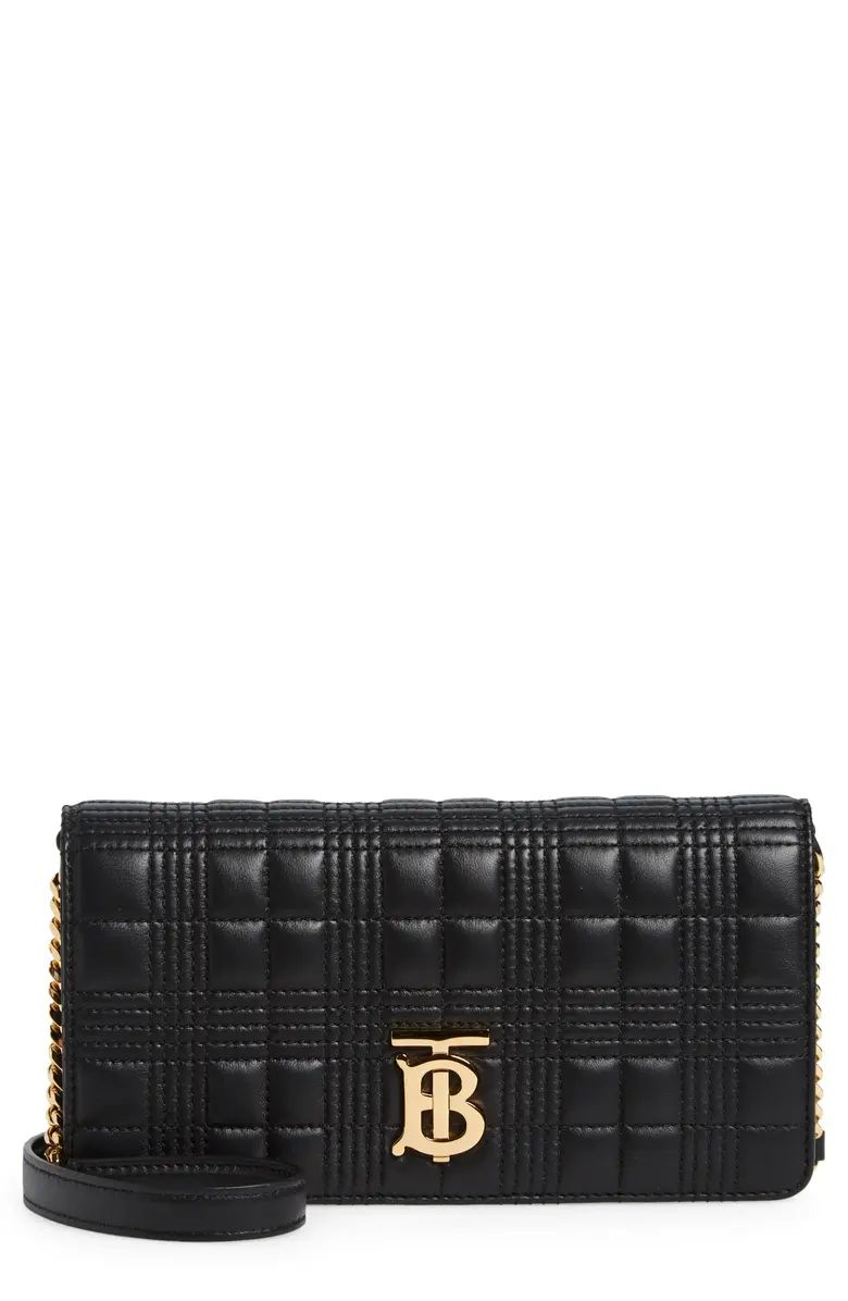 Burberry Lola Quilted Leather Wallet on a Strap | Nordstrom | Nordstrom