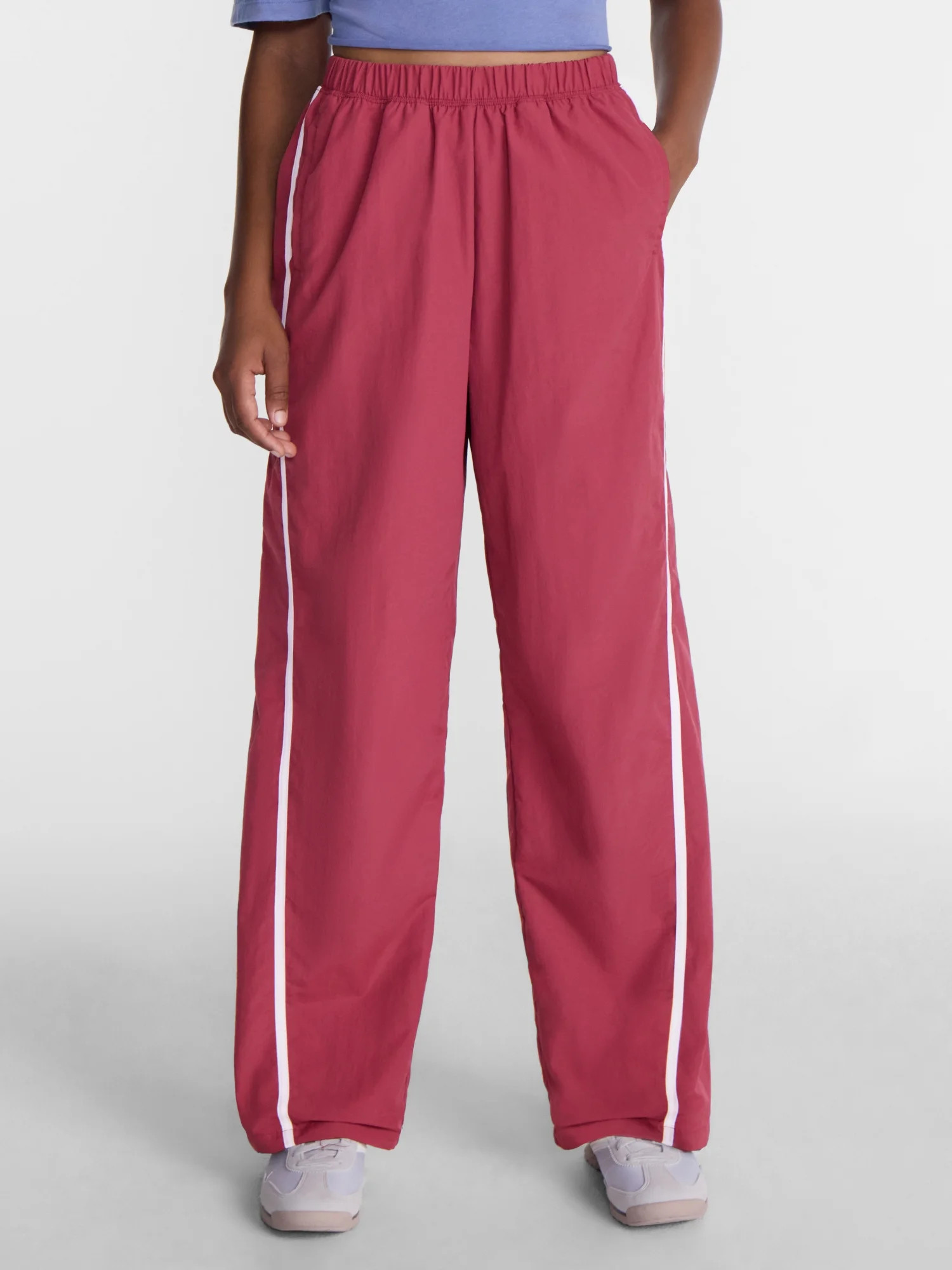 No Boundaries Nylon Track Pants, 29.5'' Inseam, Women's XXS-XXL | Walmart (US)